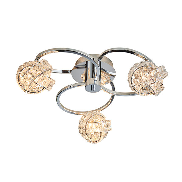 76285 Plafon Talia 3  semi flush Endon - MEGA rabaty w koszyku %