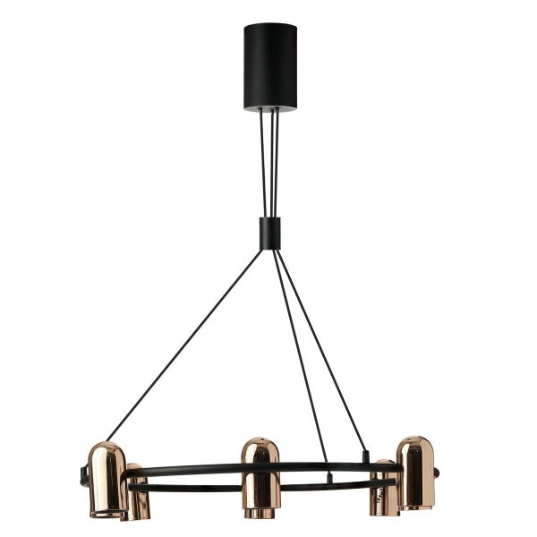 Lampa wisząca VIVI PENDANT 8 GO-BK AZ5731 AZzardo