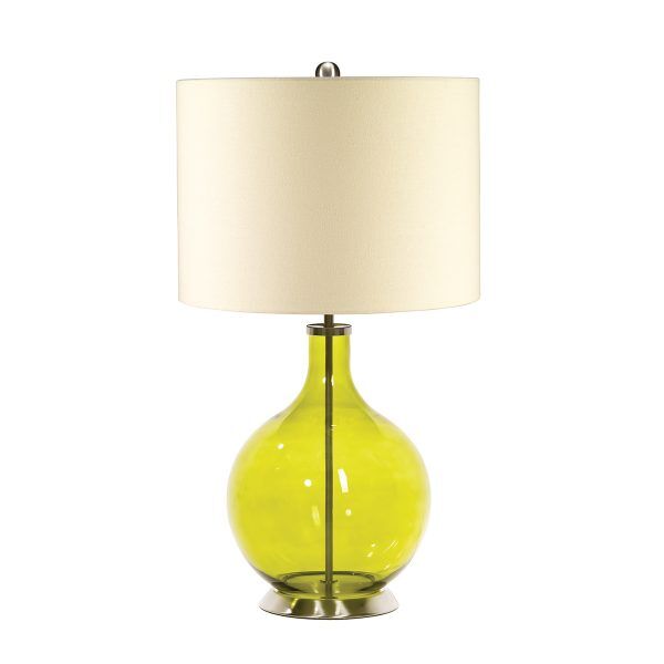 ORB-TL-LIME Lampa stołowa Orb 1 – limonkowa Elstead - Mega RABATY w koszyku %