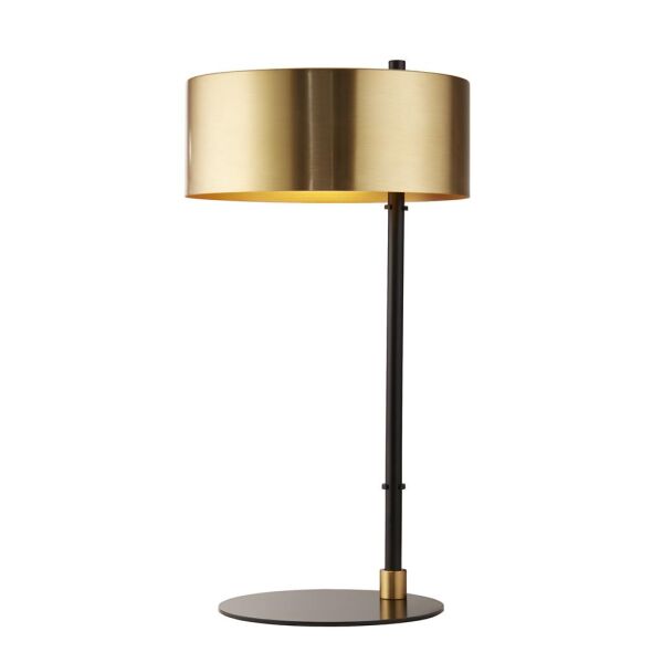 EU20224-1GO Knox Table Lamp - Black & Gold Metal Searchlight