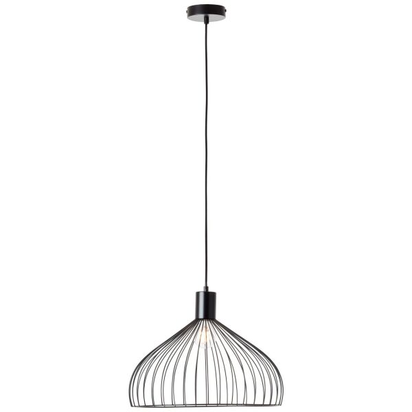 99392/06 Blacky Lampa wisząca 40cm czarny matowy Brilliant