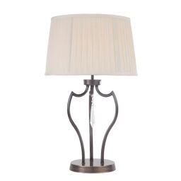 PM-TL-DB Lampa stołowa Pimlico 1 – ciemny brąz Elstead - Mega RABATY w koszyku %
