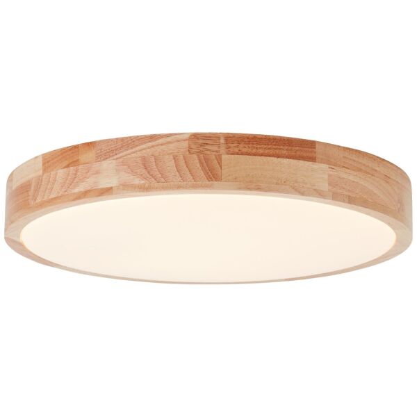 G99524/75 Slimline LED Lampa sufitowa 39cm jasne drewno/biała Brilliant