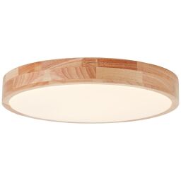 G99524/75 Slimline LED Lampa sufitowa 39cm jasne drewno/biała Brilliant