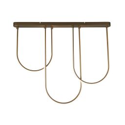 23325BZ Chime LED Bronze Bar Pendant Ceiling Light Searchlight