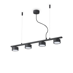 235455 Lampa wisząca minor linear sp4 black Ideal Lux - Mega RABATY w koszyku %