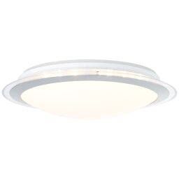 G97040/58 Lampa sufitowa LED Dinos 44 cm biało-srebrna