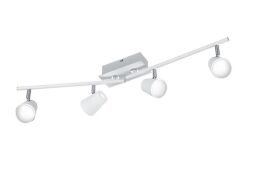 873110431 LAMPA SUFITOWA NARCOS BIAŁA  - Mega RABATY W KOSZYKU %