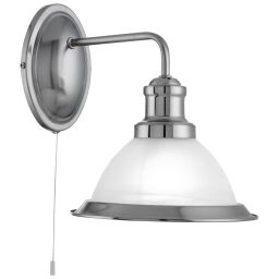 1481SS Bistro Kinkiet - satyna srebrny & szkło Searchlight