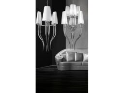 Lampa wisząca DIABLO 3+3 biała AZ0173 Azzardo