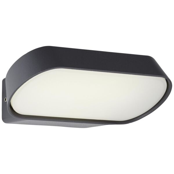G96419/76 Kinkiet zewnętrzny LED Samira kątowy czarny mat Brilliant