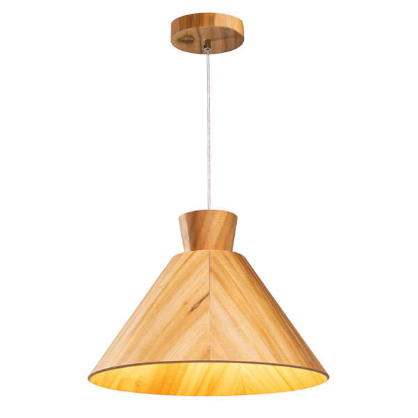 QN-CONICAL-P-M-TEAK Lampa wisząca Conical Elstead  - Mega RABATY w koszyku %