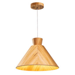 QN-CONICAL-P-M-TEAK Lampa wisząca Conical Elstead  - Mega RABATY w koszyku %