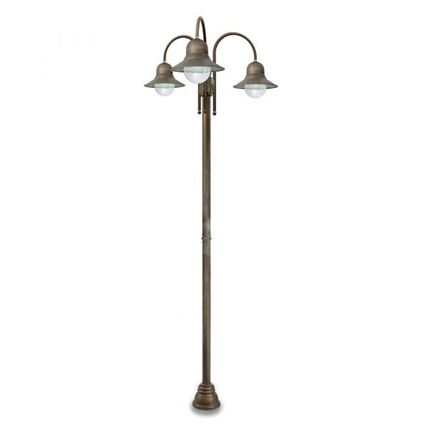 Campanula 1793 - słup z 3 światłami Moretti Luce