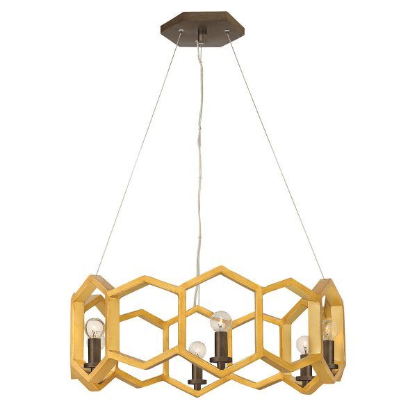 HK-MOXIE6-P-SSG Lampa wisząca Moxie 6 Elstead - Mega RABATY w koszyku %