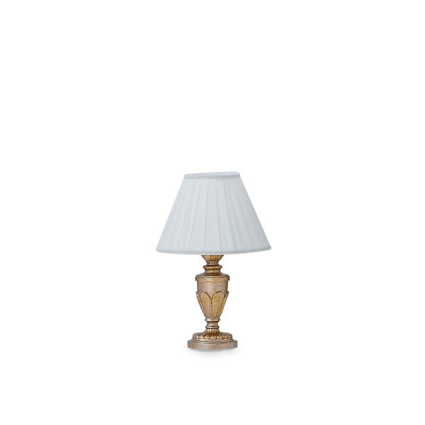 020853 Lampa stołowa firenze tl1 antique gold Ideal Lux - Mega RABATY w koszyku %