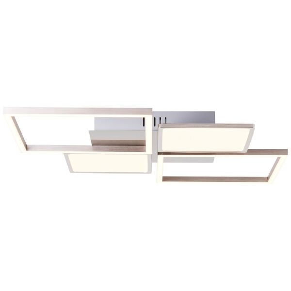G99380/68 Zelia LED Lampa sufitowa 51x51cm 4flg nikiel  Brilliant