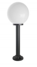 Kule K 5002/3/K 300 Lampa stojąca słupek czarny SU-MA - Mega RABATY W KOSZYKU %