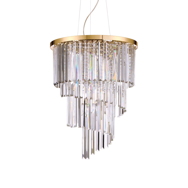 213521 Lampa wisząca carlton sp12 gold Ideal Lux - Mega RABATY w koszyku %