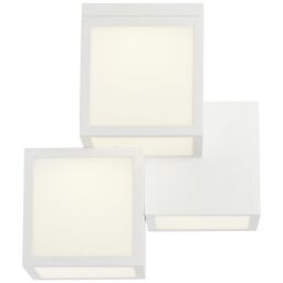 G97178/05 Lampa sufitowa LED Cubix 3flg biały Brilliant