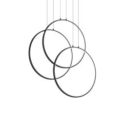 269337 Lampa frame sp cerchio nero Ideal Lux - rabaty 15% w koszyku