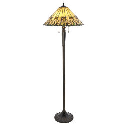 64192 Tiffany Jamelia 2lt lampa stojąca Interiors1900 - MEGA rabaty w koszyku %
