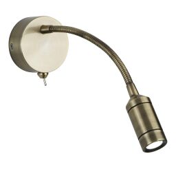 2256AB Flexy LED Adjustable Kinkiet - antyczny mosiądz Searchlight