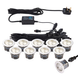 73349 IkonPRO CCT 3000K/4000K 45mm kit IP67 0.75W Saxby - MEGA rabaty w koszyku %