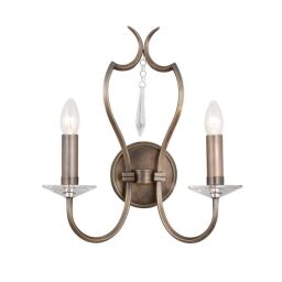 PM2-DB Lampa ścienna Pimlico 2 Light – Ciemny brąz Elstead - Mega RABATY w koszyku %