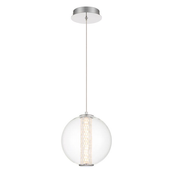 QN-ATOMO-1P-PC Lampa wisząca Atomo – 1 źródło światła – Polerowany chrom Elstead  - Mega RABATY w koszyku %