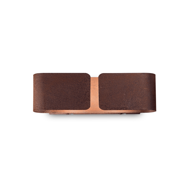 187365 Kinkiet clip ap2 small corten Ideal Lux - Mega RABATY w koszyku %