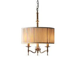 63630 Stanford antique brass 3lt lampa wisząca Interiors1900 - MEGA rabaty w koszyku %