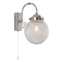 3259CC Belvue Kinkiet - Chrome with Acid szkło, IP44 Searchlight