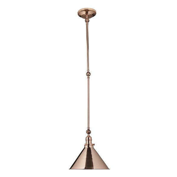 PV-GWP-CPR Lampa ścienna/zawieszka Provence 1 Light – polerowana miedź Elstead - Mega RABATY w koszyku %