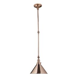 PV-GWP-CPR Lampa ścienna/zawieszka Provence 1 Light – polerowana miedź Elstead - Mega RABATY w koszyku %