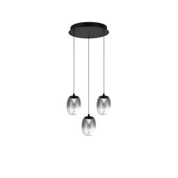 Lampa wisząca PAMELA 11 ROUND 3 SMOKY AZ6268 AZzardo