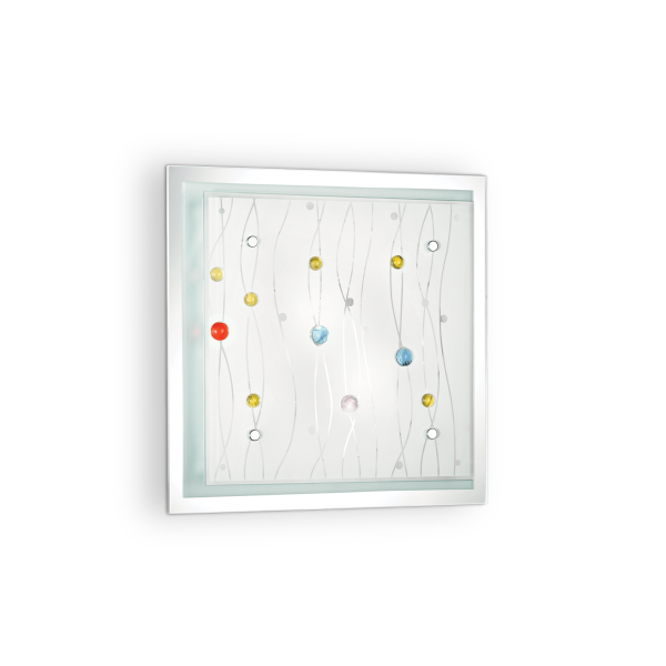 091006 Plafon ocean pl2 multicolor Ideal Lux - Mega RABATY w koszyku %