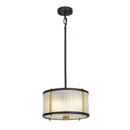 DL-CORONA-2P-BAB Lampa wisząca Corona 2 Light – Muzeum Brąz Elstead - Mega RABATY w koszyku %