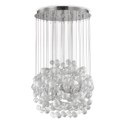 087924 Lampa wisząca bollicine sp14 white Ideal Lux - Mega RABATY w koszyku %