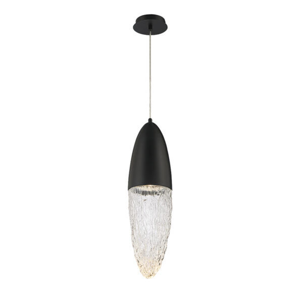 QN-ECROU-1P-BK Lampa wisząca Ecrou – Matowa czerń Elstead  - Mega RABATY w koszyku %