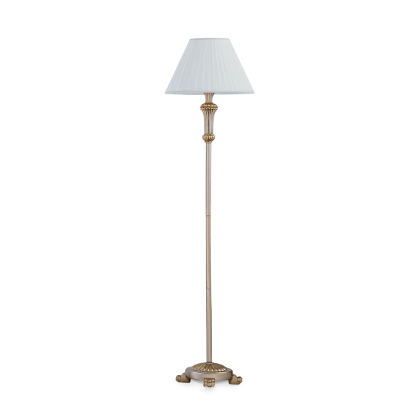 020877 Lampa stojąca firenze pt1 antique gold Ideal Lux - Mega RABATY w koszyku %