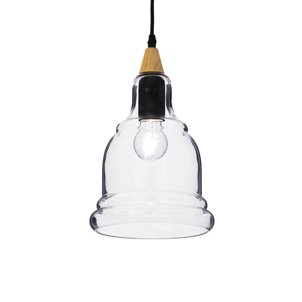 122564 Lampa wisząca gretel sp1 black Ideal Lux od ręki