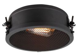 HK19236S76 Lampa sufitowa Zois 1-płomieniowo-czarny korund