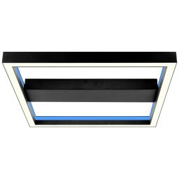 G99313/76 Lampa ścienna i sufitowa LED Icarus 50x50cm piaskowa/czarny Brilliant