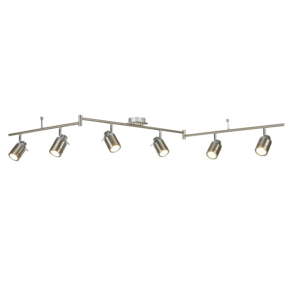 6606SS Samson 6Lt Split Bar reflektorek - satyna srebrny, IP44 Searchlight