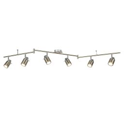 6606SS Samson 6Lt Split Bar reflektorek - satyna srebrny, IP44 Searchlight