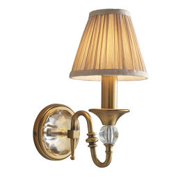 63598 Polina antique brass 1lt Kinkiet Interiors1900 - MEGA rabaty w koszyku %