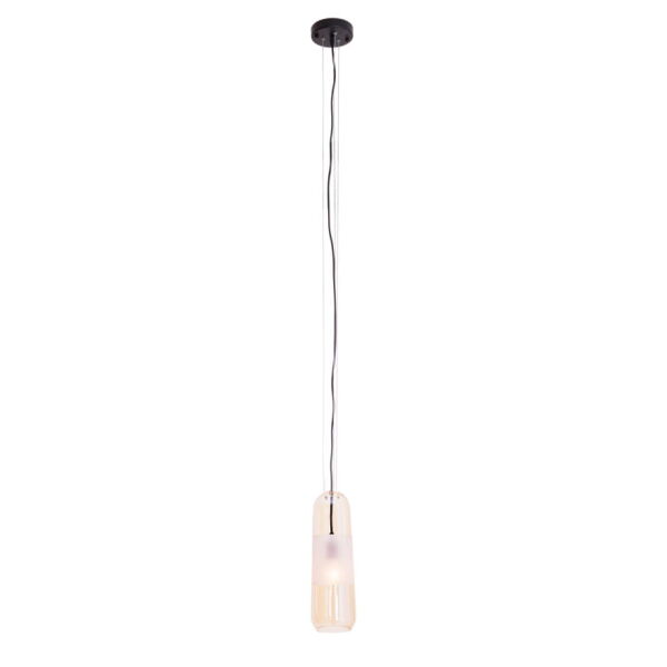 P0589 Lampa Wisząca Mauri 1 Champagne Glass Maxlight 