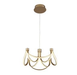 58184-8GO Signature 8Lt LED Lampa wisząca - złoty & Opal Searchlight