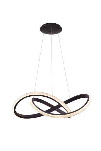 Lampa wisząca INFINITY 80 CCT Czarny Sterowana pilotem AZ5096 AZzardo